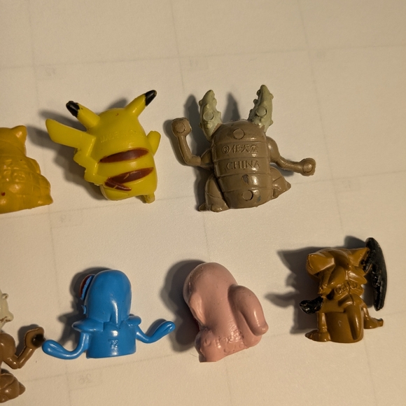 ✨ Rare Vintage Pokemon Pencil Toppers Lot of 9 - Picture 8 of 8